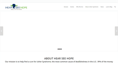 Desktop Screenshot of hearseehope.com