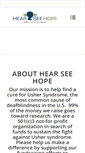 Mobile Screenshot of hearseehope.com