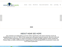 Tablet Screenshot of hearseehope.com